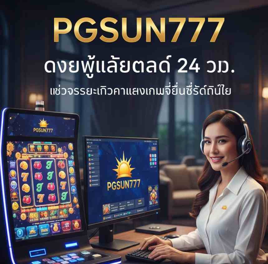 PGSUN777 ดูแลผู้เล่นตลอด